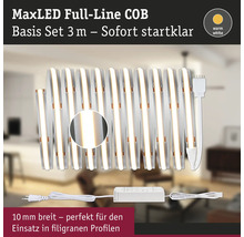 MaxLED Full-Line COB Basis Set 3 Meter mit warmweissem Licht und Zubehör