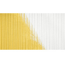Gelb und Weiß gestreifte Tapete mit Textur