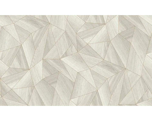 Papier peint avec motif géométrique en bois