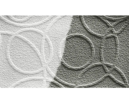 Nahaufnahme einer strukturierten Tapete mit Kreismuster