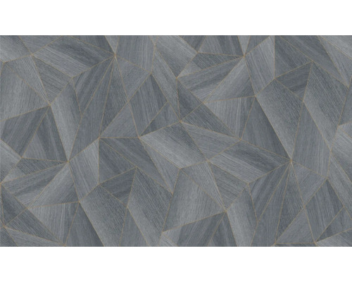 Papier peint avec motif géométrique en bois