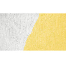 Papier peint à fibres grossières blanc et jaune