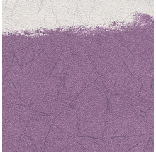Papier peint avec structure en relief, partiellement peint
