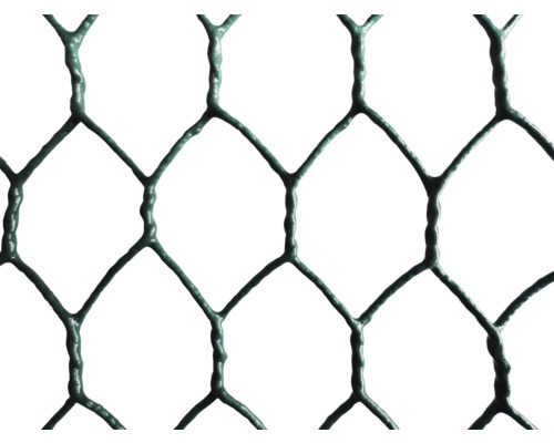 Nahaufnahme von sechseckigem Maschendraht