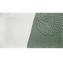 Gemusterte Tapete mit floralem Motiv