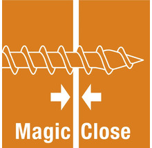 Symbole de vis Magic Close