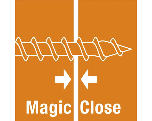 Symbole de vis Magic Close