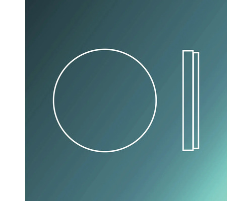 Symbole de l''épaisseur de paroi et du diamètre