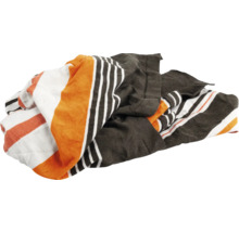 Pelote de chiffons textiles à rayures