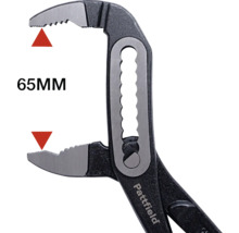 Pattfield Wasserpumpenzange mit einer Maulöffnung von 65 Millimeter