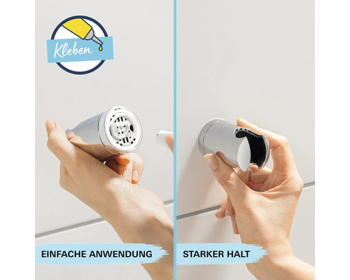Duschkopfhalter zur Klebemontage