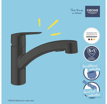 Grohe Armatur mit Schnellmontage-System und QuickTool