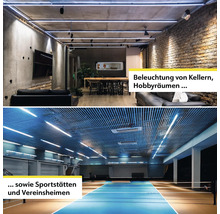 Beleuchtungsideen für Keller, Hobbyräume, Sportstätten und Vereinsheime