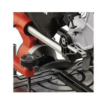 Details einer Kapp- und Gehrungssäge