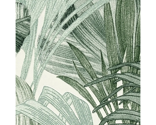 Detailansicht einer Tapete mit Pflanzenmuster