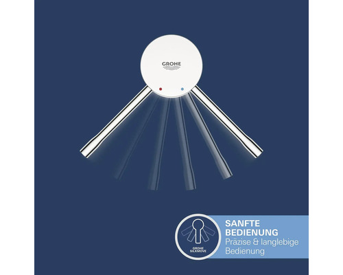 Grohe Armatur mit weicher Bedienung für präzise und langlebige Nutzung