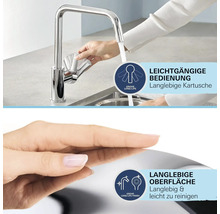 Küchenarmatur mit leichtgängiger Bedienung und langlebiger Oberfläche