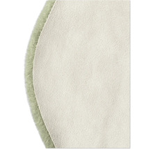 Tapis rond à poils