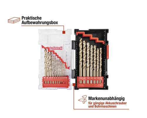 Bohrer Set in Aufbewahrungsbox