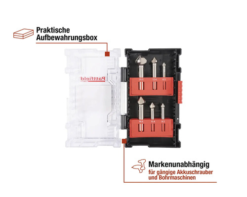 Kegelbohrer Set in Aufbewahrungsbox