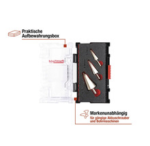 Stufenbohrer Set mit Aufbewahrungsbox