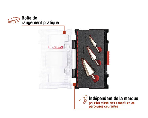 Jeu de forets étagés avec boîte de rangement