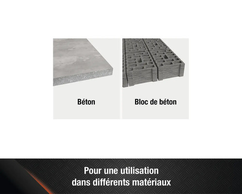 Dalle de béton et bloc de béton