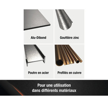 Panneau composite en aluminium, gouttière en zinc, poutre en acier et profilés en cuivre pour diverses utilisations