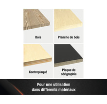 Image de différents matériaux en bois : bois, planche de bois, contreplaqué, panneau sérigraphique