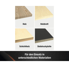 Abbildung von Holz, Holzbrett, Schichtholz und Siebdruckplatte