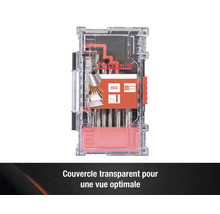 Jeu de tarauds Pattfield dans une boîte de rangement transparente