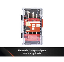 Set de forets à bois HSS Pattfield dans un coffret transparent