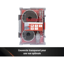 Jeu de scies cloches Pattfield dans un coffret transparent