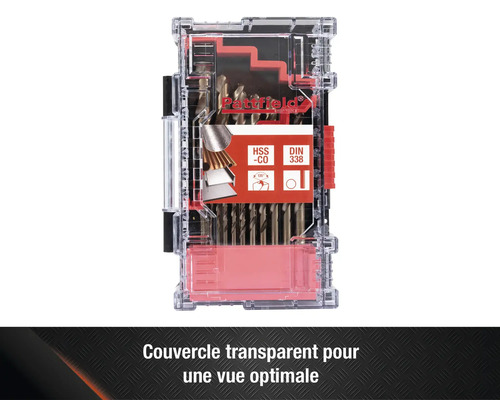 Jeu de forets dans une boîte transparente