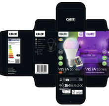 Calex emballage d'une lampe LED Vista Tones avec culot E27, 8,5 watts et 806 lumens