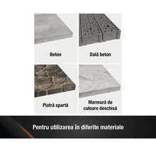 Béton, dalle de béton, pierre concassée et marbre pour une utilisation dans différents matériaux.