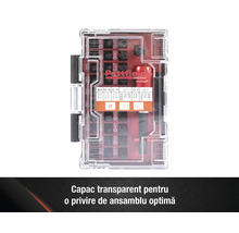 Pattfield Bit-Set mit transparentem Deckel