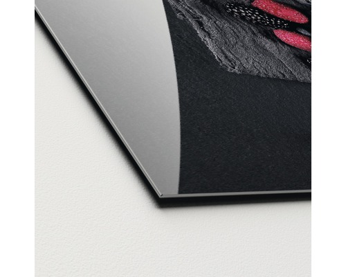 Nahaufnahme einer Aluminium-Verbundplatte