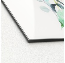 Glasbild Leaves V 30x30 cm