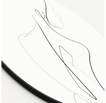 Tableau mural décoratif avec lignes abstraites