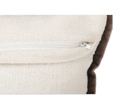 Housse de coussin avec fermeture éclair