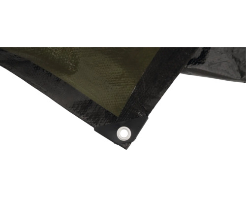 Detailansicht einer Gewebeplane mit Öse