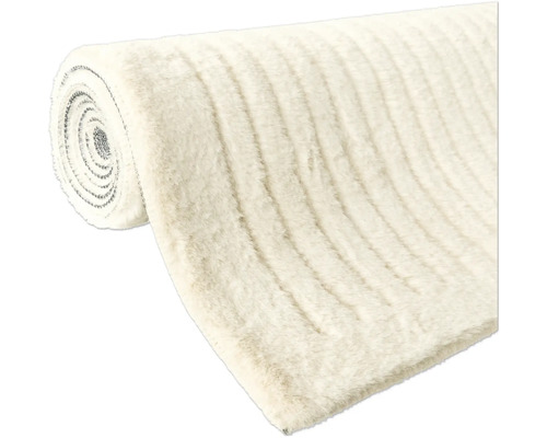 Passage de tapis enroulé avec structure côtelée