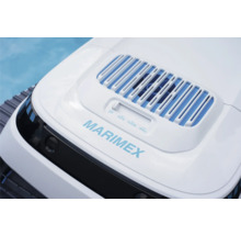 Gros plan sur le robot nettoyeur de piscine Marimex