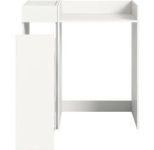 Weißer Waschtisch mit Stauraumelement für das Badezimmer