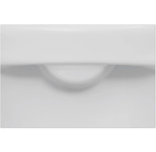 Vue détaillée d'une surface en céramique blanche
