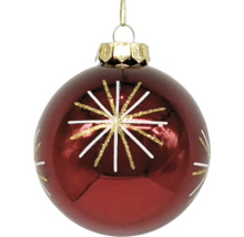 Boule de Noël avec motif étoilé