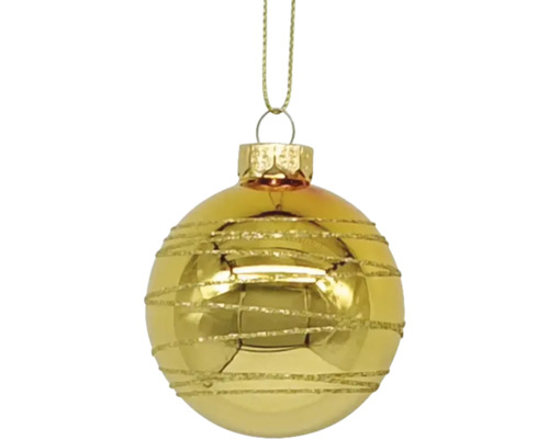 Weihnachtsbaumkugel mit Dekor