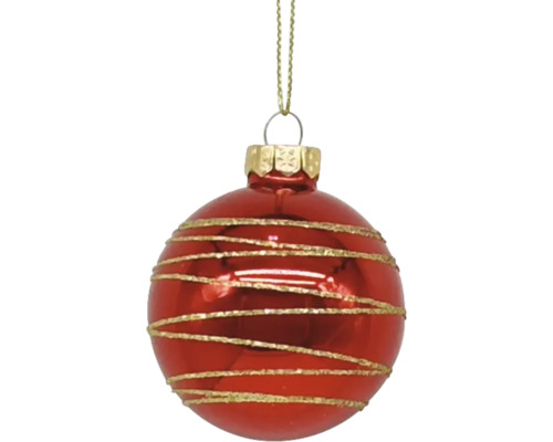 Boule de Noël avec décor