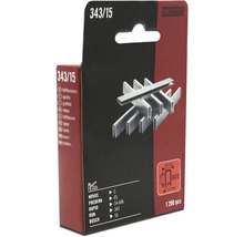 Agrafes J C Schwarz type 343/15, 1200 pièces, en carton